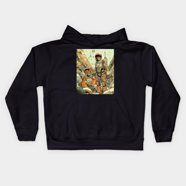 Calvin and Hobbes Daily Kids Hoodie by Cierra Bauch